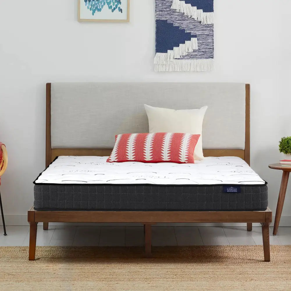 Giselle Bedding 16cm Mattress Medium Firm Queen - Furniture > Mattresses