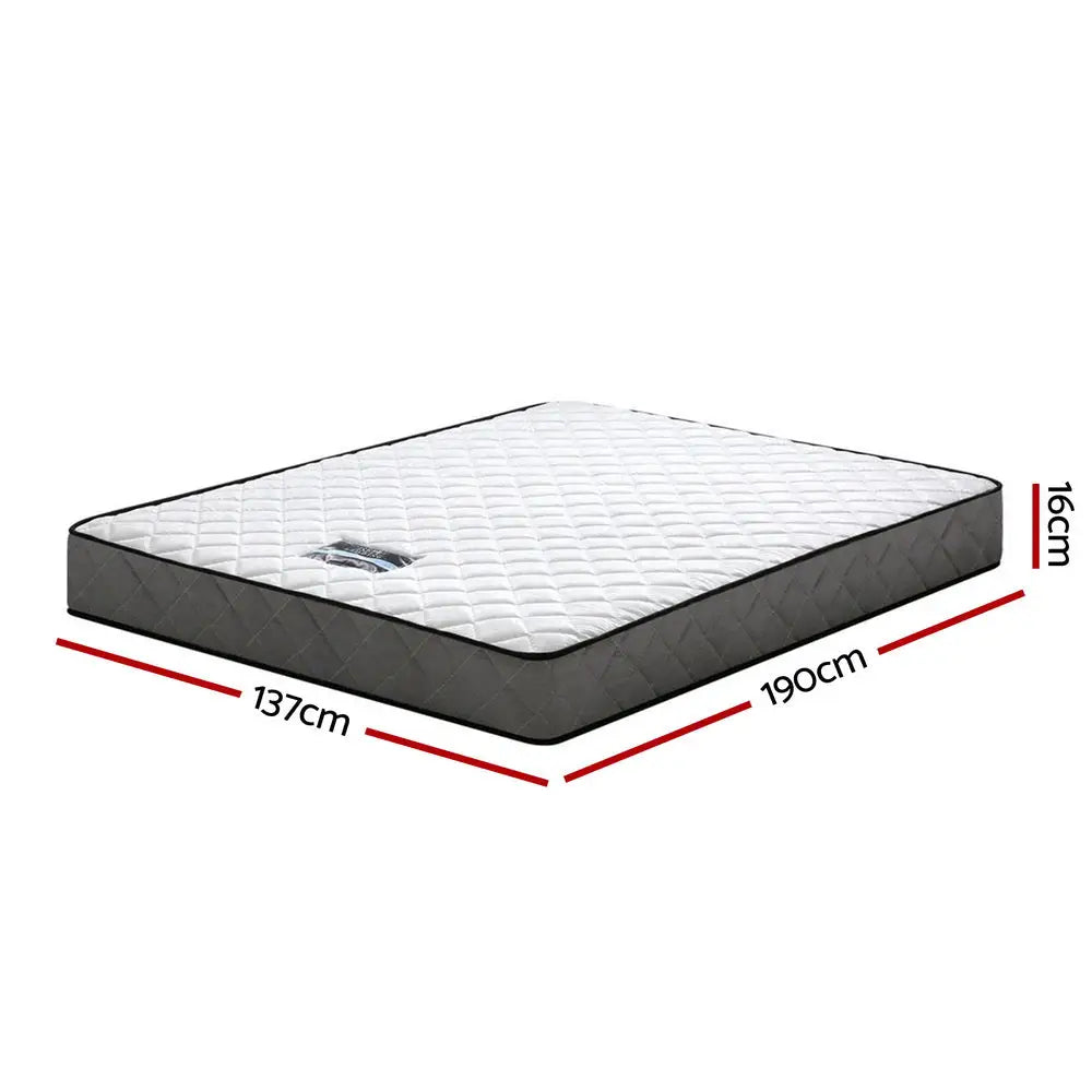 Giselle Bedding 16cm Mattress Tight Top Double - Furniture > Mattresses