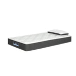 Giselle Bedding 18cm Mattress Medium Soft w/Pillows King Single - Furniture > Mattresses