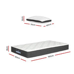 Giselle Bedding 18cm Mattress Medium Soft w/Pillows Single - Furniture > Mattresses