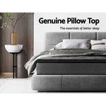 Giselle Bedding 18cm Mattress Pillow Top King Single - Furniture > Mattresses