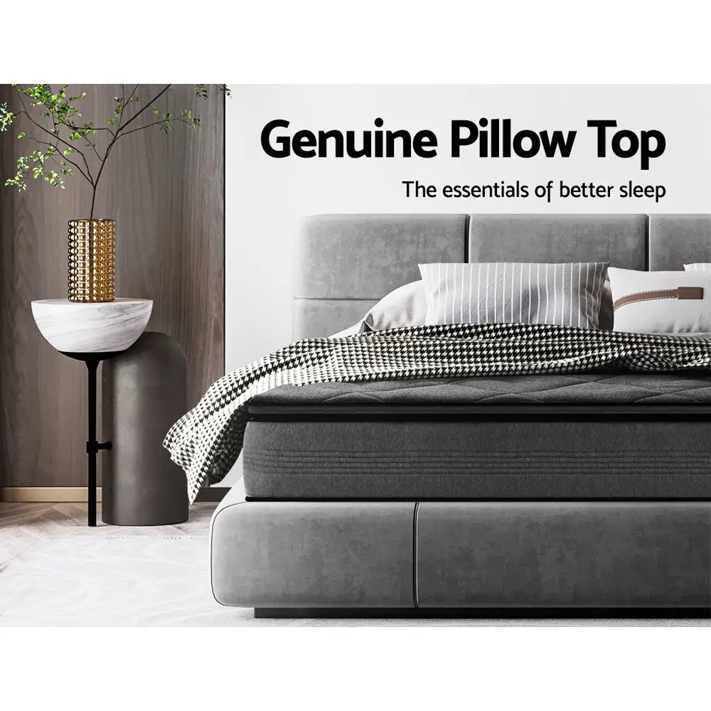 Giselle Bedding 18cm Mattress Pillow Top King Single - Furniture > Mattresses