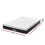 Giselle Bedding 21cm Mattress Euro Top Queen - Furniture > Mattresses