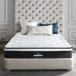 Giselle Bedding 21cm Mattress Euro Top Queen - Furniture > Mattresses