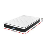 Giselle Bedding 21cm Mattress Euro Top Single - Furniture > Mattresses
