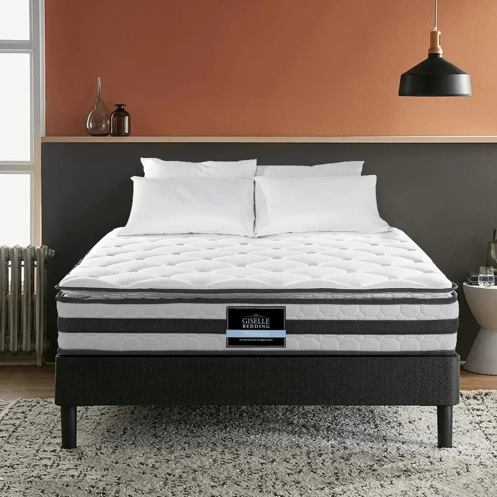 Giselle Bedding 21cm Mattress Pillow Top Queen - Furniture > Mattresses