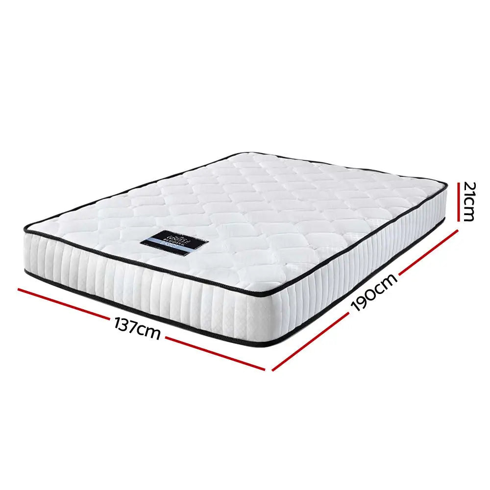 Giselle Bedding 21cm Mattress Tight Top Double - Furniture > Mattresses