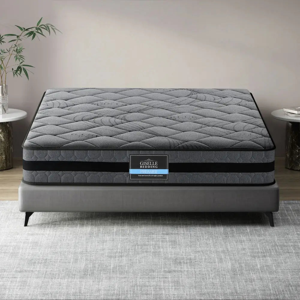 Giselle Bedding 22cm Mattress Medium Firm King - Furniture > Mattresses > King Size Mattress