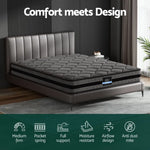 Giselle Bedding 22cm Mattress Medium Firm King - Furniture > Mattresses > King Size Mattress