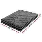 Giselle Bedding 22cm Mattress Medium Firm King - Furniture > Mattresses > King Size Mattress