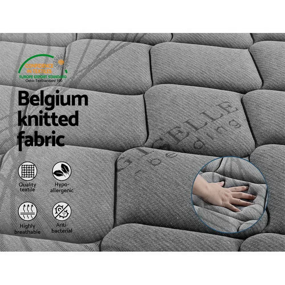 Giselle Bedding 22cm Mattress Medium Firm Queen - Furniture > Mattresses