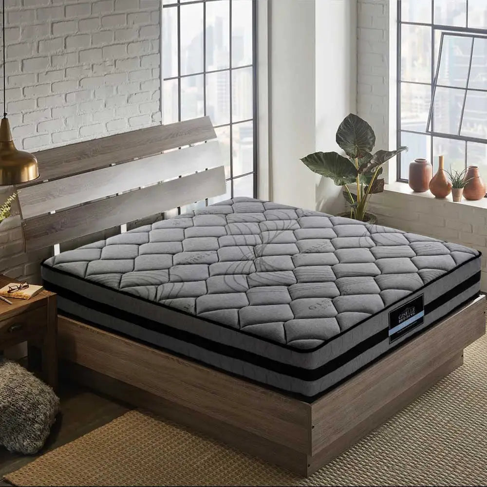 Giselle Bedding 22cm Mattress Medium Firm Queen - Furniture > Mattresses