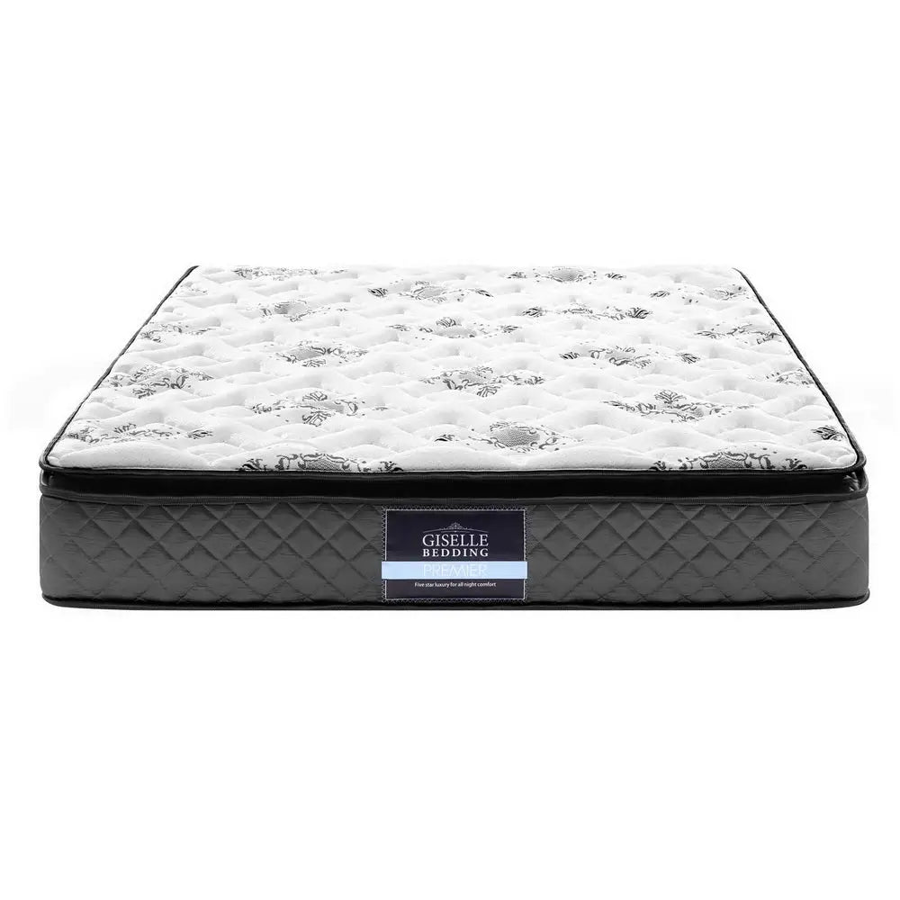 Giselle Bedding 24cm Mattress Pillow Top Double - Furniture > Mattresses