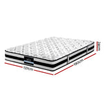 Giselle Bedding 24cm Mattress Super Firm Double - Furniture > Mattresses