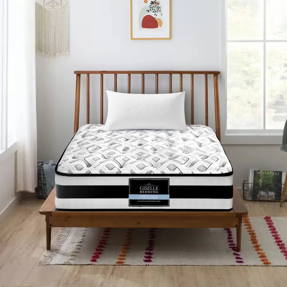 Giselle Bedding 24cm Mattress Super Firm Single - Furniture > Mattresses