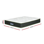 Giselle Bedding 25cm Mattress Green Tea Foam King Single - Furniture > Mattresses