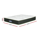 Giselle Bedding 25cm Mattress Green Tea Foam Queen - Furniture > Mattresses