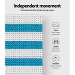 Giselle Bedding 28cm Mattress Super Firm King Single - Furniture > Mattresses