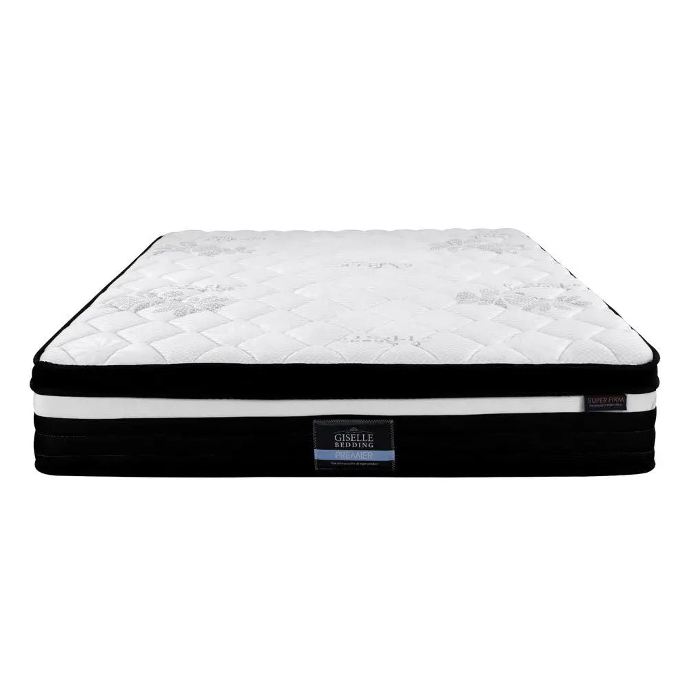 Giselle Bedding 28cm Mattress Super Firm Queen - Furniture > Mattresses