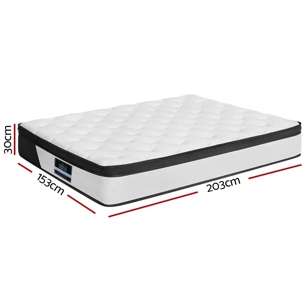 Giselle Bedding 30cm Mattress Euro Top Queen - Furniture > Mattresses