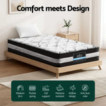 Giselle Bedding 30cm Mattress Medium Firm King Single - Furniture > Mattresses > King Single Mattress