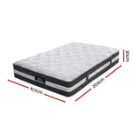 Giselle Bedding 30cm Mattress Pocket Spring King Single - Furniture > Mattresses