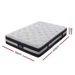 Giselle Bedding 30cm Mattress Pocket Spring Queen - Furniture > Mattresses