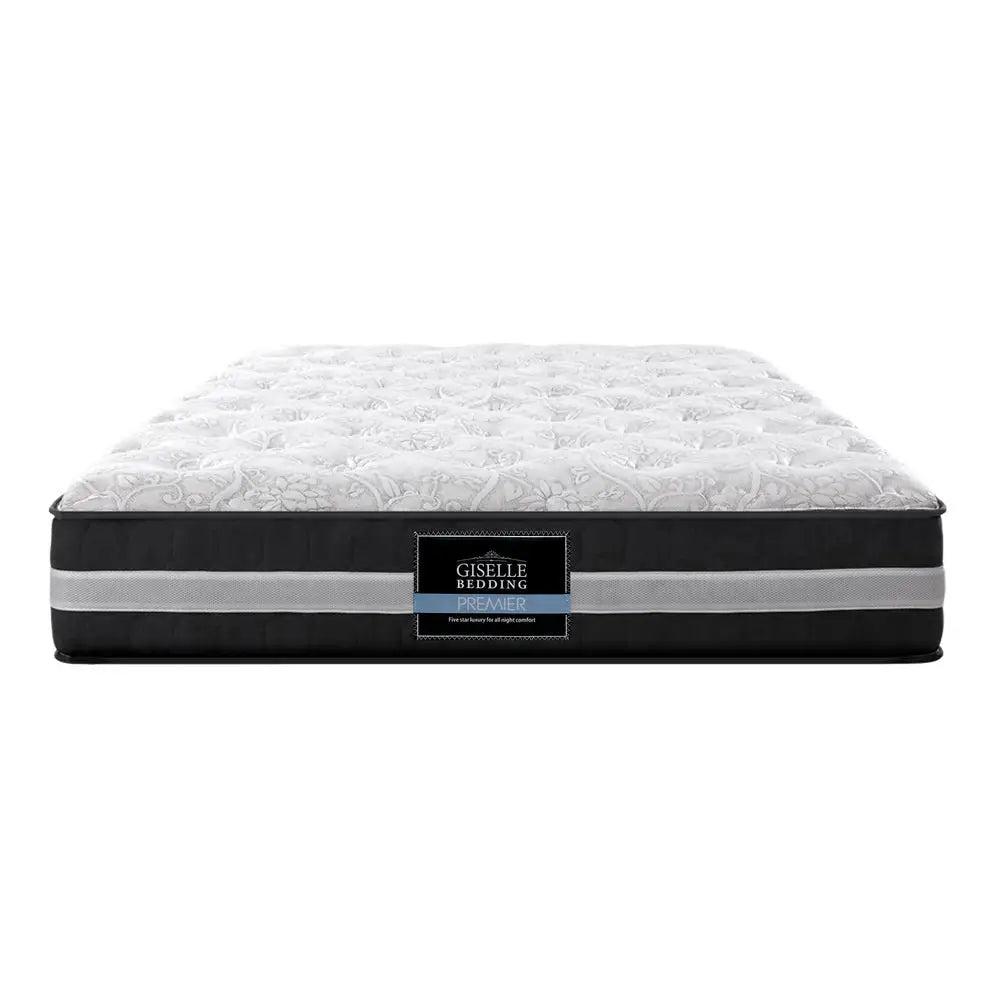 Giselle Bedding 30cm Mattress Pocket Spring Queen - Furniture > Mattresses