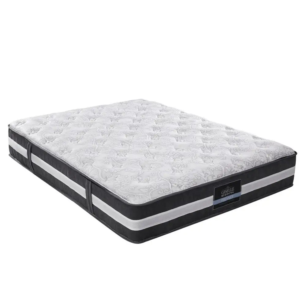 Giselle Bedding 30cm Mattress Pocket Spring Queen - Furniture > Mattresses