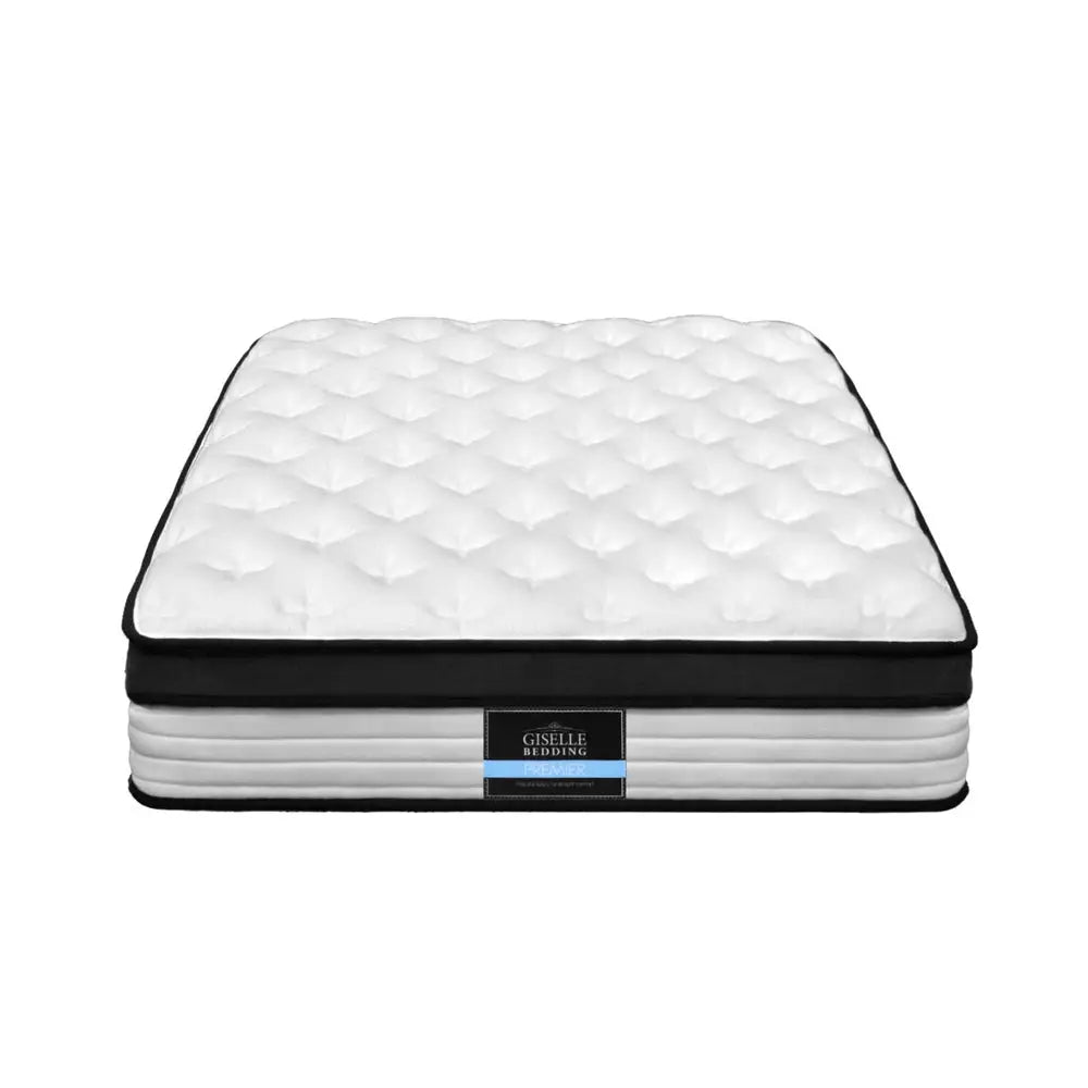 Giselle Bedding 31cm Mattress Euro Top King Single - Furniture > Mattresses > Single Mattress