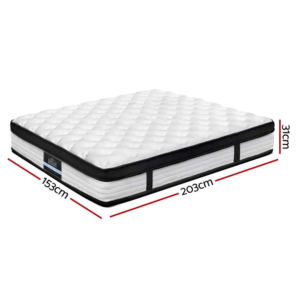Giselle Bedding 31cm Mattress Euro Top Queen - Furniture > Mattresses