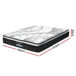 Giselle Bedding 32cm Mattress Euro Top Queen - Furniture > Mattresses