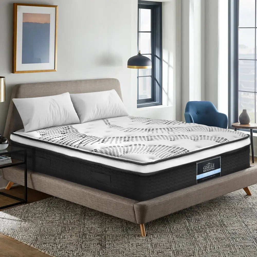 Giselle Bedding 32cm Mattress Euro Top Queen - Furniture > Mattresses