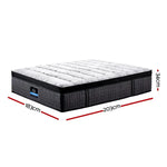 Giselle Bedding 34cm Mattress 9 Zone Latex Foam King - Furniture > Mattresses