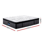 Giselle Bedding 34cm Mattress 9 Zone Latex Foam Queen - Furniture > Mattresses