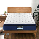 Giselle Bedding 34cm Mattress Cool Gel Memory Foam 7 Zone Queen - Furniture > Mattresses
