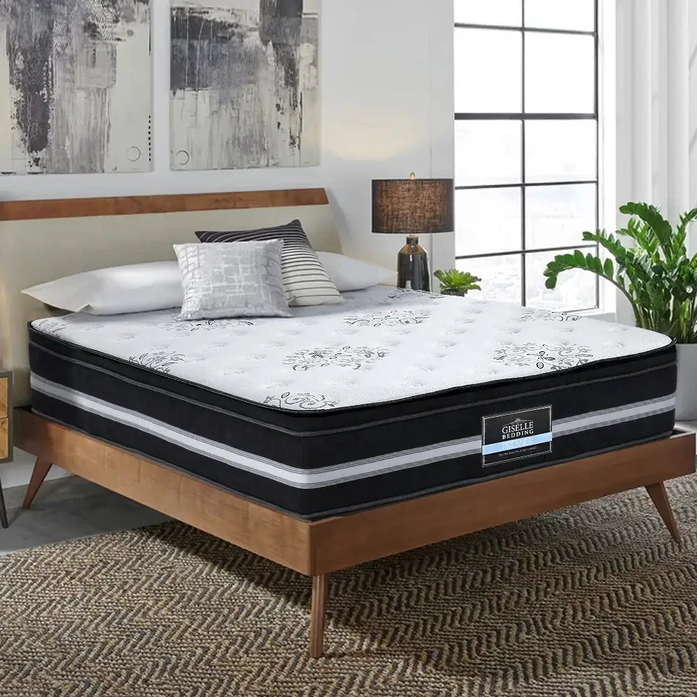 Giselle Bedding 34cm Mattress Cool Gel Memory Foam Queen - Furniture > Mattresses