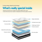 Giselle Bedding 34cm Mattress Cool Gel Memory Foam Queen - Furniture > Mattresses