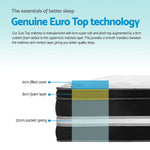 Giselle Bedding 34cm Mattress Cool Gel Memory Foam Queen - Furniture > Mattresses