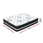 Giselle Bedding 34cm Mattress Cool Gel Memory Foam Queen - Furniture > Mattresses