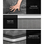 Giselle Bedding 34cm Mattress Double Layer Pocket Spring Queen - Furniture > Mattresses