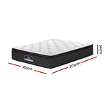 Giselle Bedding 34cm Mattress Euro Top King - Furniture > Mattresses