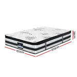 Giselle Bedding 34cm Mattress Euro Top Pocket Spring King Single - Furniture > Mattresses