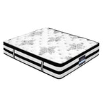 Giselle Bedding 34cm Mattress Euro Top Pocket Spring Queen - Furniture > Mattresses