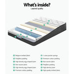 Giselle Bedding 34cm Mattress Euro Top Queen - Furniture > Mattresses