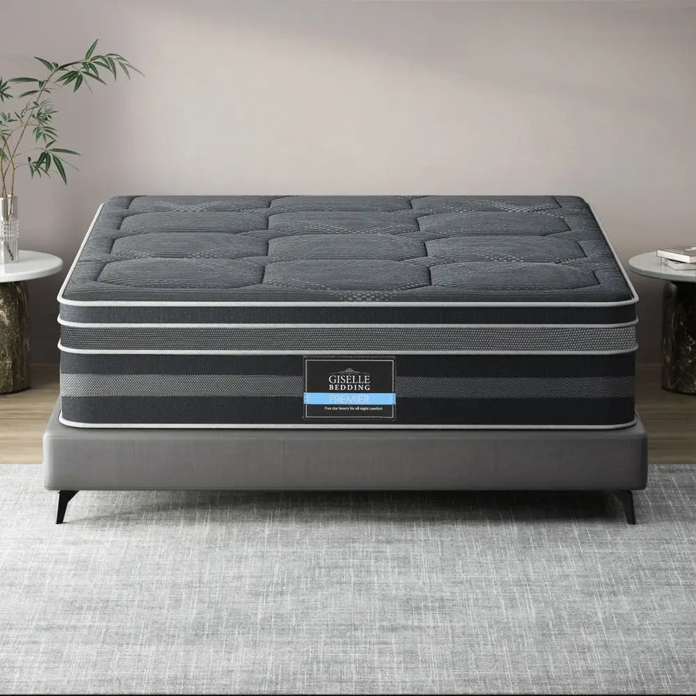 Giselle Bedding 35cm Mattress Bamboo Cover Double - Furniture > Mattresses > Double Mattress