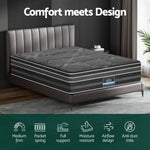 Giselle Bedding 35cm Mattress Bamboo Cover Double - Furniture > Mattresses > Double Mattress