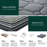 Giselle Bedding 35cm Mattress Bamboo Cover Double - Furniture > Mattresses > Double Mattress