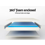 Giselle Bedding 35cm Mattress Bamboo Cover Queen - Furniture > Mattresses
