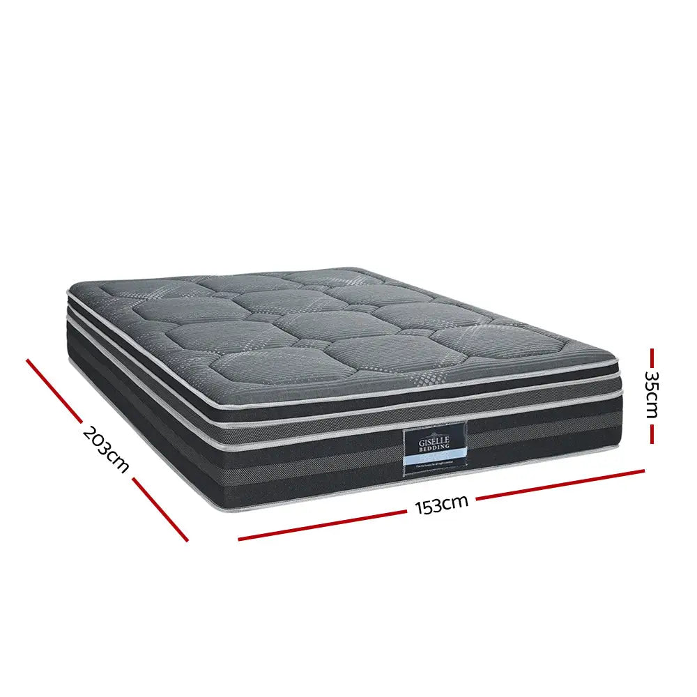 Giselle Bedding 35cm Mattress Bamboo Cover Queen - Furniture > Mattresses